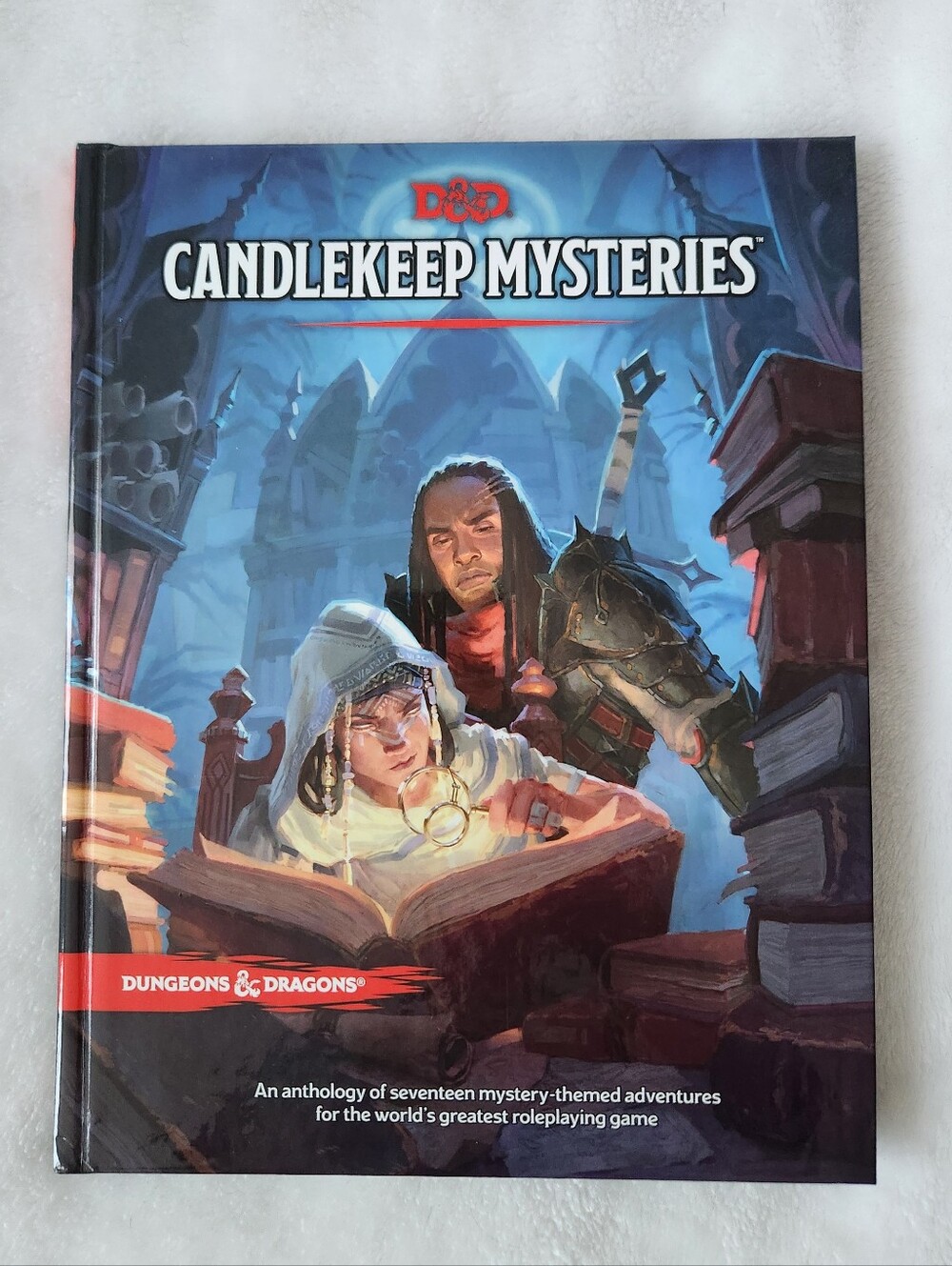 Dungeons and Dragons Candlekeep Mysteries Hardcover D&D 5e Book With Foldout Map
